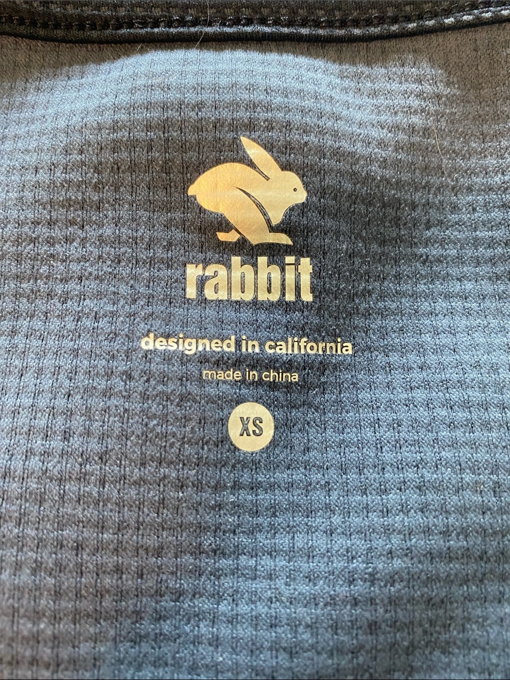 Rabbit Navy Racerback Henley Tank Top - Picture 2 of 6
